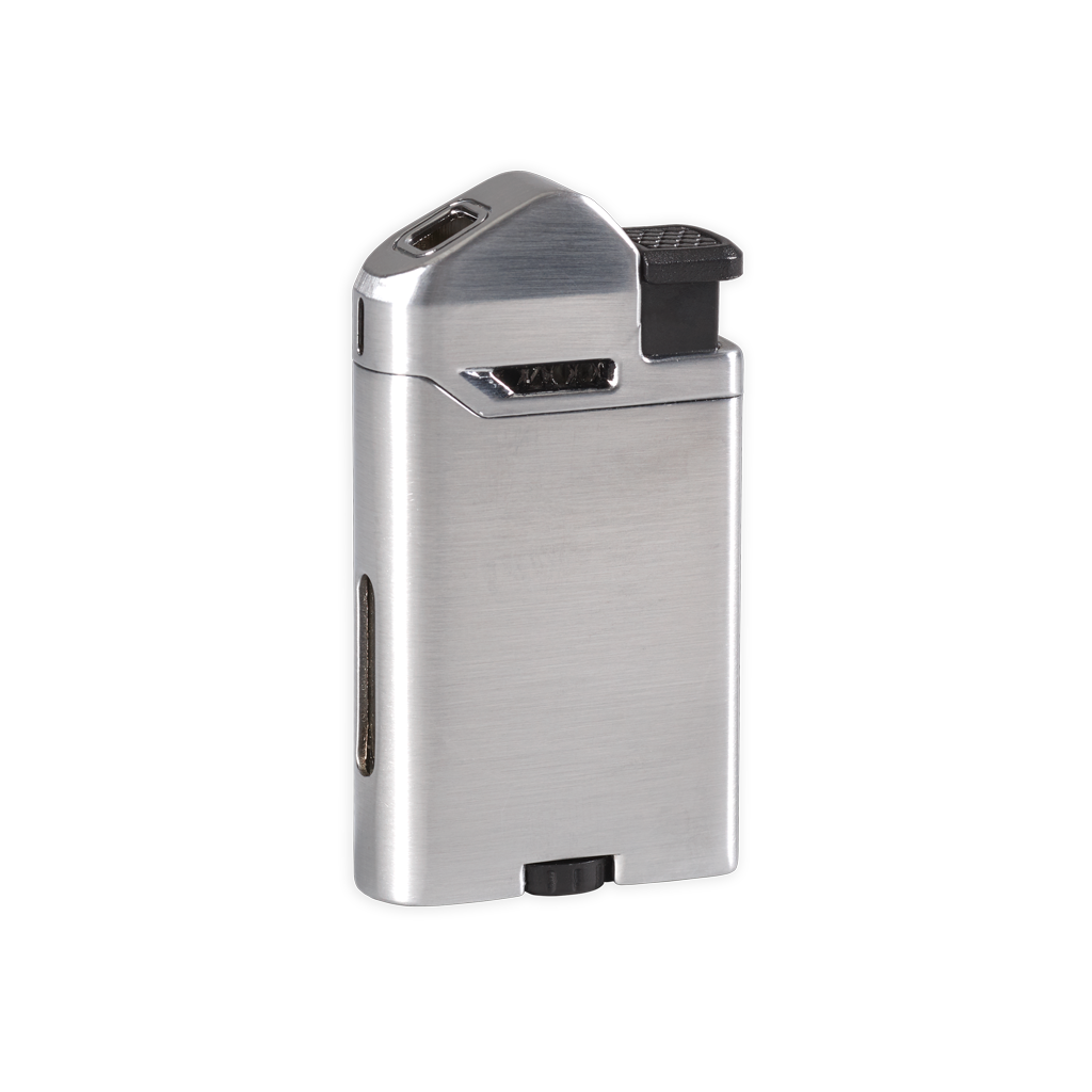 Vertigo Page Flat Flame Lighter Lighter Vertigo Brushed Chrome  