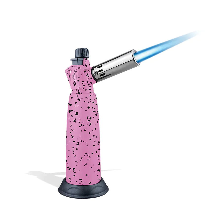 Vector Warhead Jet Torch Lighter Vector Wulf Mod Pink Black Splatter  