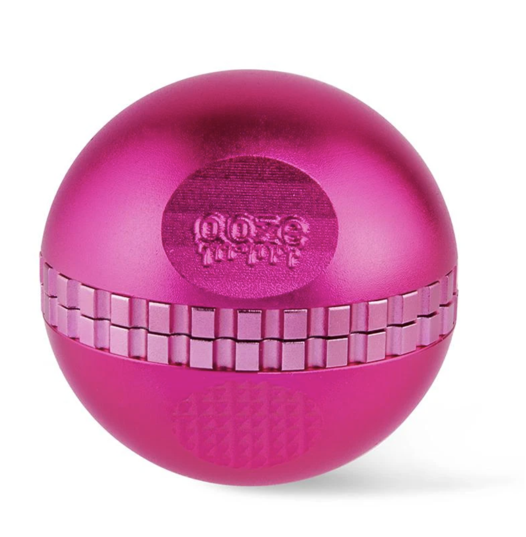 Ooze Saturn Globe Grinder - 4pc Cannabis Accessories Ooze Pink  