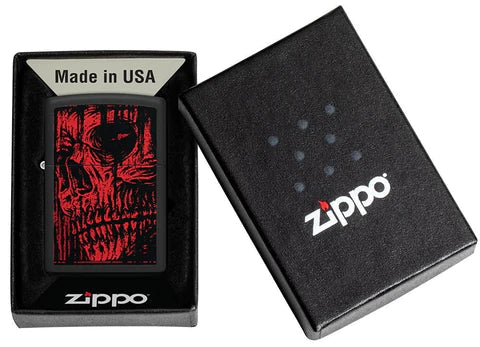 Zippo Lighter - Red Skull Zippo Zippo   