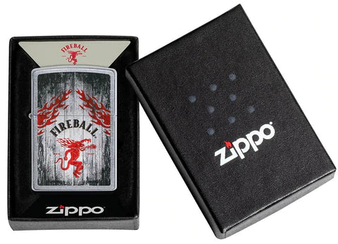 Zippo Lighter - Fireball Whisky Zippo Zippo   