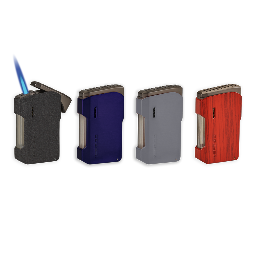 Vertigo Recoil Angled Single Torch Flame Lighter Lighter Vertigo   