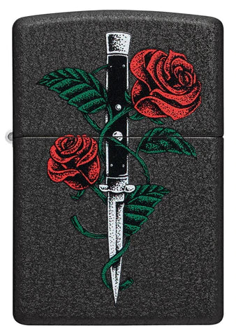 Zippo Lighter - Rose Dagger Tattoo Zippo Zippo   