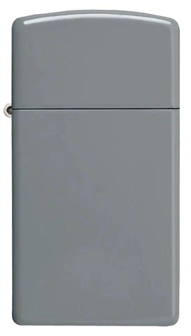 Zippo Lighter - Slim Flat Grey Zippo Zippo   