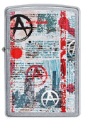 Zippo Lighter - Street Art Anarchy Zippo Zippo   