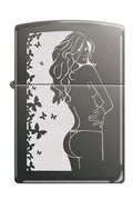 Zippo Lighter - Cindy Black Ice Zippo Zippo   