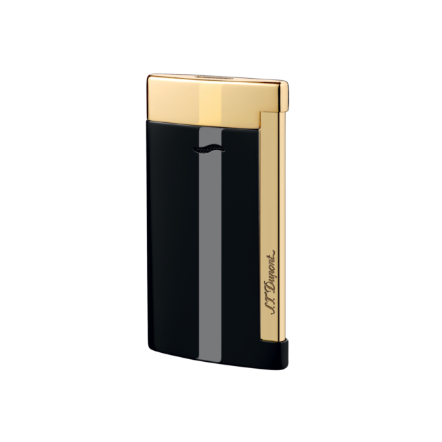 S.T. Dupont Lighter Slim 7 - Gold Finish Lighter S.T. Dupont Black & Gold Finishes  