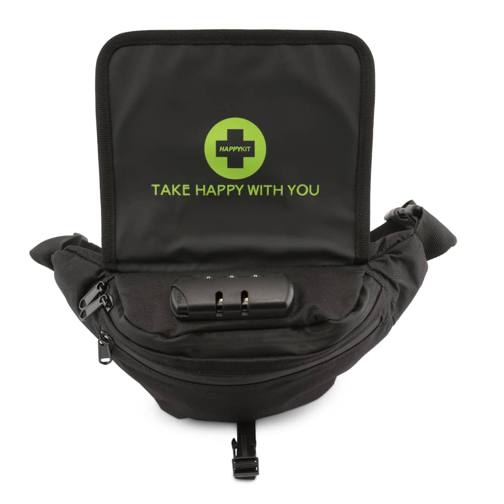 Happy Kit - Happy Pack Dab All-in-One Smell Proof Travel Kit Fanny Pack for Concentrates Apparel Happy Kit   