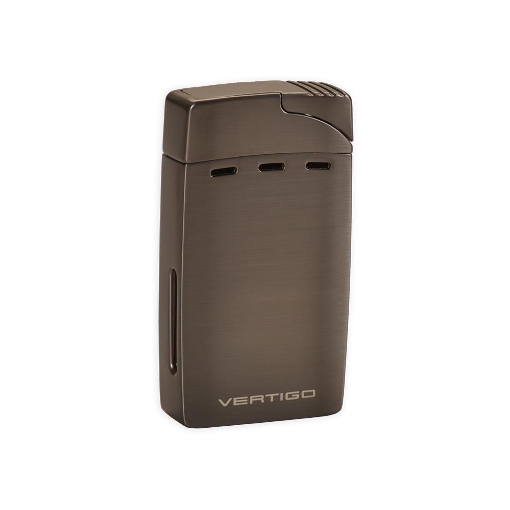 Vertigo Sickle Double Flame Lighter Lighter Vertigo Gunmetal  