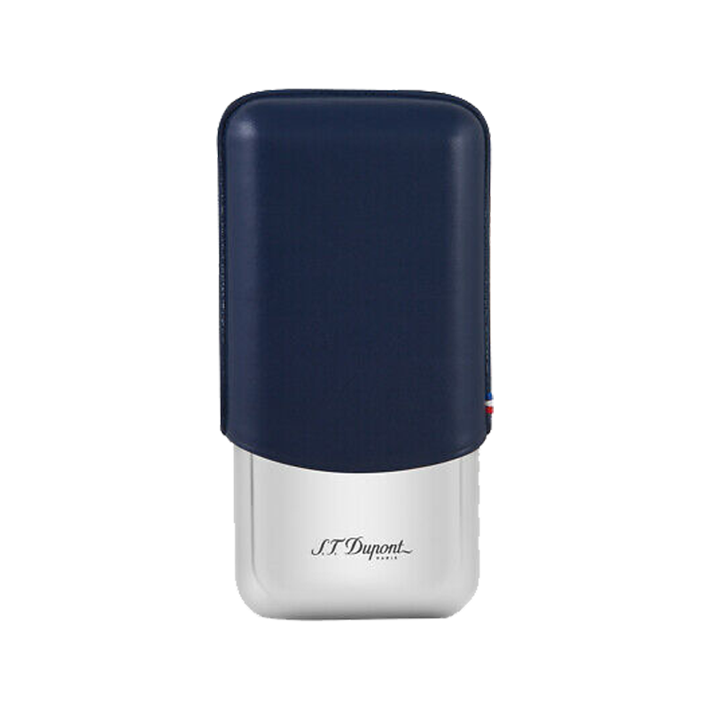 S.T. Dupont Triple Cigar Case Smoking Accessories S.T. Dupont Blue  