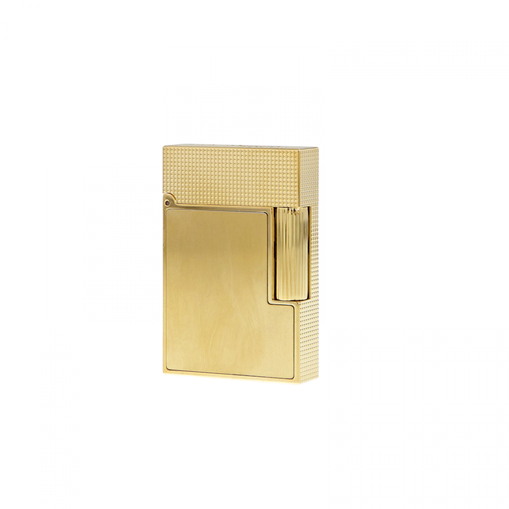 S.T. Dupont Small Ligne 2 Lighter S.T. Dupont Brushed Yellow Gold  