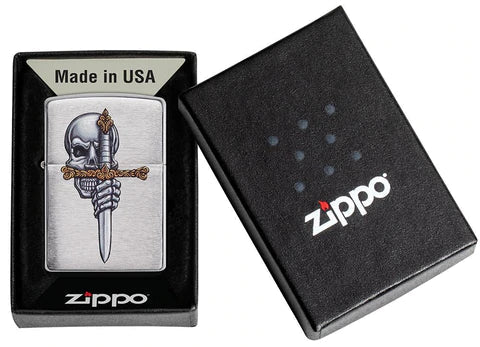Zippo Lighter - Sword Skull Zippo Zippo   