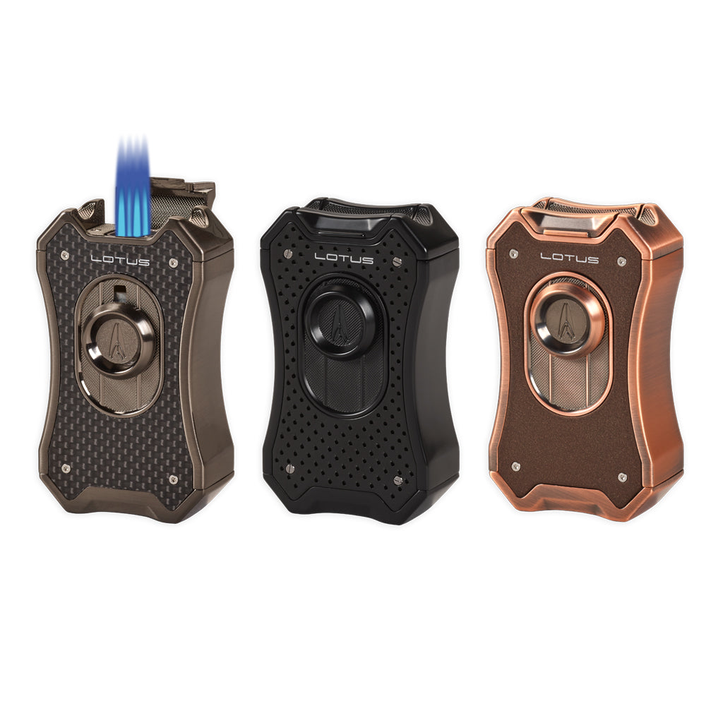 Lotus Emperor Quad Flame Table Top Lighter Lighter Lotus   