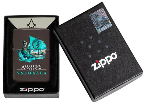 Zippo Lighter - Assassin's Creed Valhalla Brown Zippo Zippo   