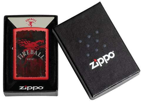 Zippo Lighter - Straight Fire Fireball Zippo Zippo   
