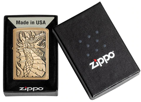 Zippo Lighter - Sharp Tooth Dragon Zippo Zippo   