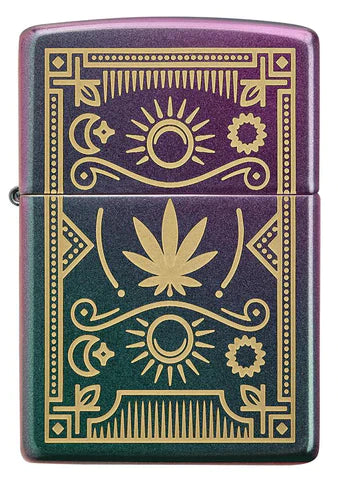 Zippo Lighter - Iridescent Cannabis Zippo Zippo   
