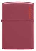Zippo Lighter - Red Brick w/ Zippo Logo Zippo Zippo   
