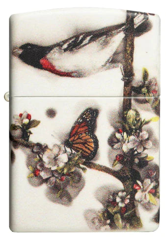 Zippo Lighter -  Spazuk Bird and Beautiful Monarch Butterflies Zippo Zippo   