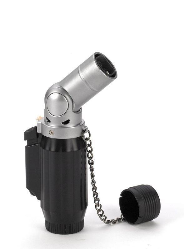 Vertigo Intimidator Quadruple Torch Lighter Lighter Vertigo Black & Chrome  