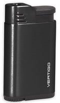 Vertigo Attache Single Jet Flame Lighter Lighter Vertigo Anodized Black  