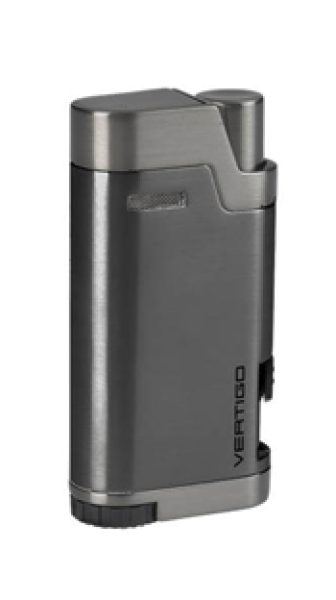 Vertigo Bullet Double Torch Lighter Lighter Vertigo Gunmetal  