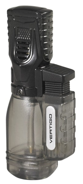 Vertigo Venom 2 Triple Torch Lighter Lighter Vertigo Charcoal & Black  