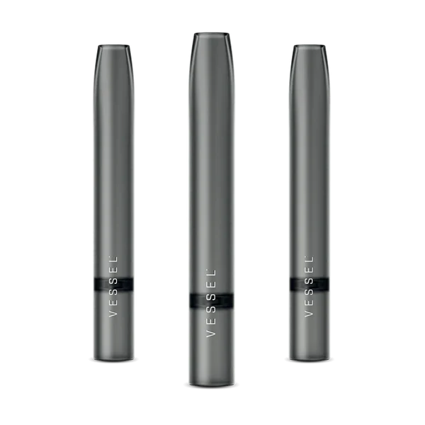 Vessel Air Glass One Hitters - 3 Pack Cannabis Accessories Vessel Gray  