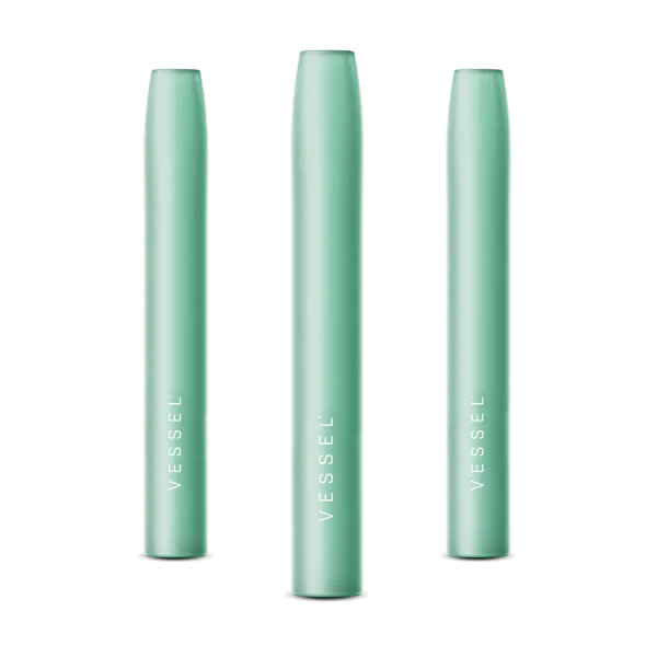Vessel Air Glass One Hitters - 3 Pack Cannabis Accessories Vessel Jade  