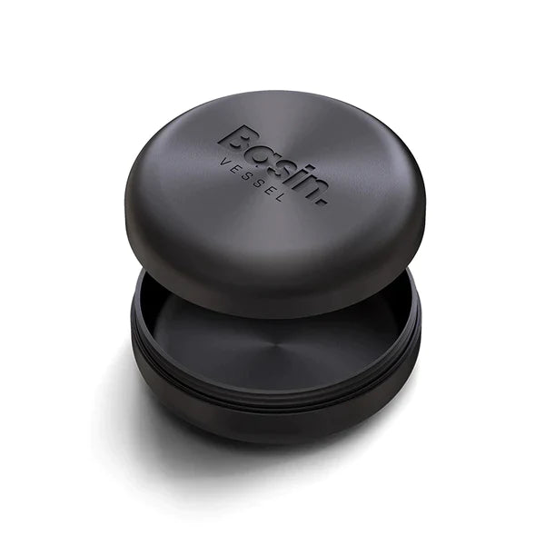Vessel Basin Smellproof Container Cannabis Accessories Vessel Black  