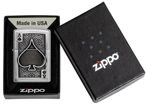 Zippo Lighter -  Ace Of Spades Emblem Zippo Zippo   