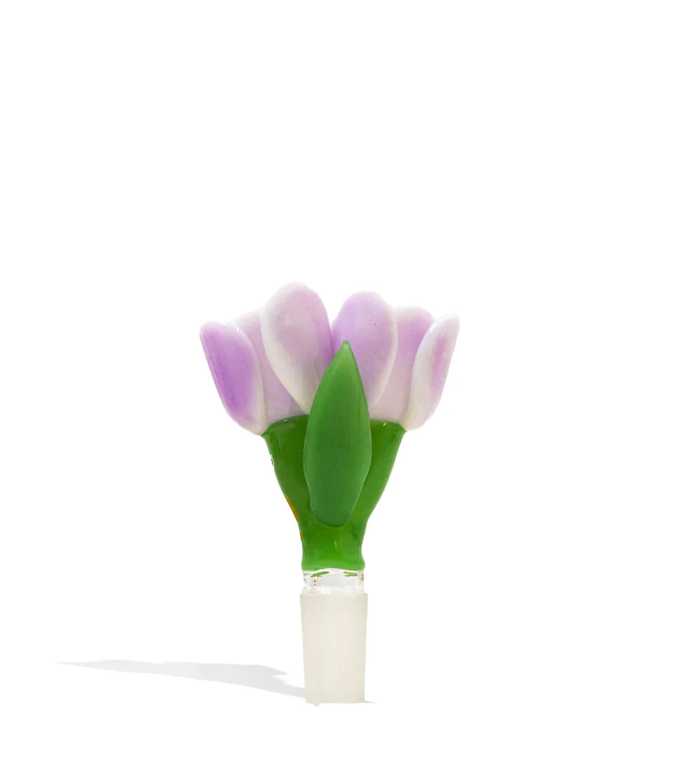 White Tulip 14mm Bowl - Empire Glassworks Cannabis Accessories Empire Glassworks   