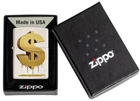Zippo Lighter - Drippy Dollar Zippo Zippo   
