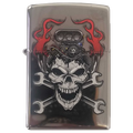 Zippo Lighter - Skull w/ Wrench Zippo Zippo   