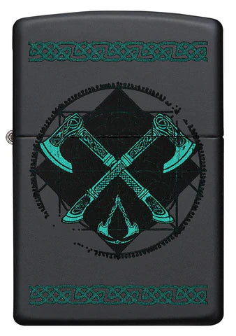 Zippo Lighter - Assassin's Creed Valhalla w/ Celtic Braid Zippo Zippo   