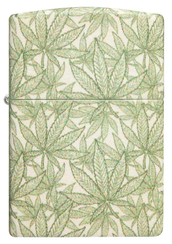 Zippo Lighter - All Over Cannabis Zippo Zippo   