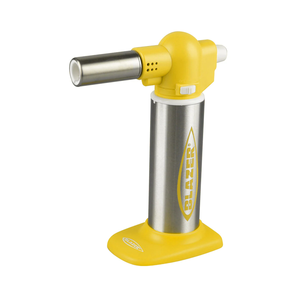 Big Buddy Turbo Torch Table Lighter by Blazer Lighter Blazer Yellow  