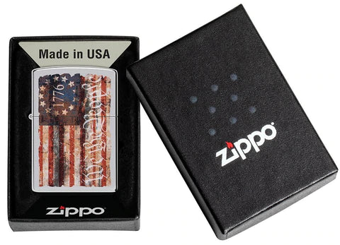 Zippo Lighter - Betsy Ross-Inspired 1776 American Flag Zippo Zippo   