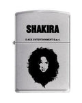 Zippo Lighter - Shakira Brushed Chrome Zippo Zippo   