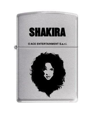 Zippo Lighter - Shakira Brushed Chrome Zippo Zippo   