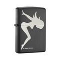 Zippo Lighter - Trucker Babe Black Matte Zippo Zippo   