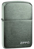 Zippo Lighter - 1941 Replica w/ Zippo logo on Black Ice Zippo Zippo   