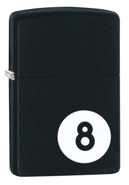 Zippo Lighter - 8 Ball Black Matte Zippo Zippo   