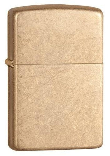 Zippo Lighter - Armor Tumbled Brass Zippo Zippo   