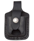 Zippo Lighter Black Leather Pouch with Loop and Thumb Notch Zippo Zippo   