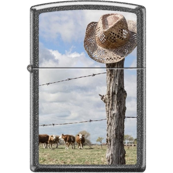 Zippo Lighter - Cattle Ranch Iron Stone Zippo Zippo   