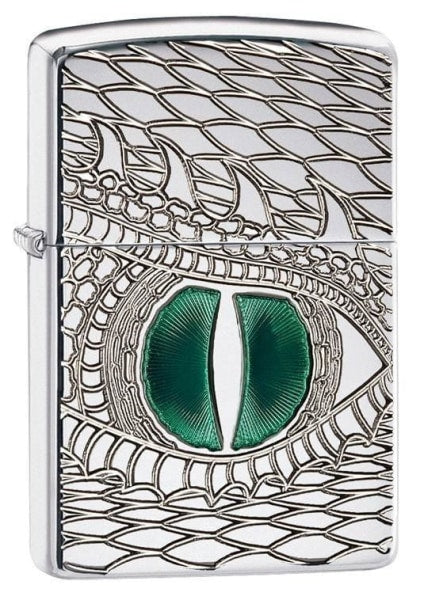 Zippo Lighter - Dragon Eye High Polish Armor Zippo Zippo   