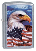 Zippo Lighter - Mazzi Freedom Watch Street Chrome Zippo Zippo   