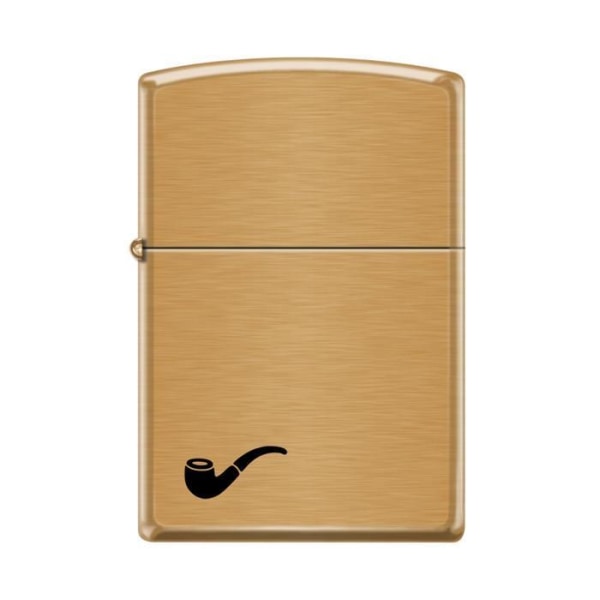 Zippo Lighter - Pipe Lighter Brushed Brass Zippo Zippo   