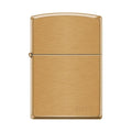 Zippo Lighter - Pipe Lighter With Logo Brushed Brass Zippo Zippo   